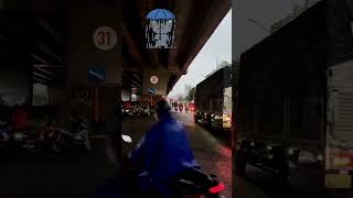 Vietnam’s Rainy Season: Trapped Under Bridge #vietnam #saigon #all2share #hcmc #rain #video #shorts