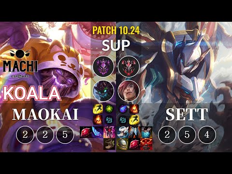 MCX Koala Maokai vs Sett Sup - KR Patch 10.24