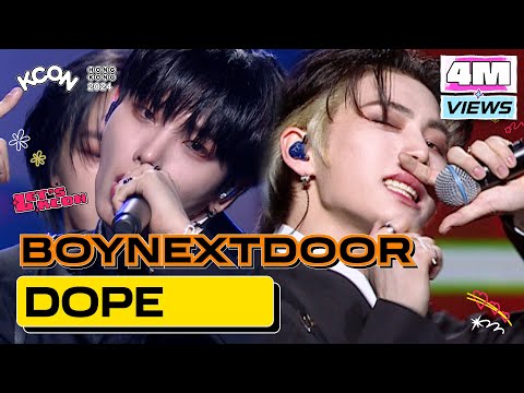 [KCON HONG KONG 2024] BOYNEXTDOOR - DOPE(쩔어) (원곡:BTS) | Mnet 240423 방송