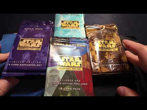 I Pulled An AMAZING Main Character - Star Wars CCG Decipher Variety Booster Opening