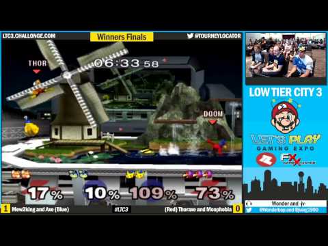 LTC3 Melee - Mew2king & Axe vs Thoraxe & Moophobia - Winners Finals