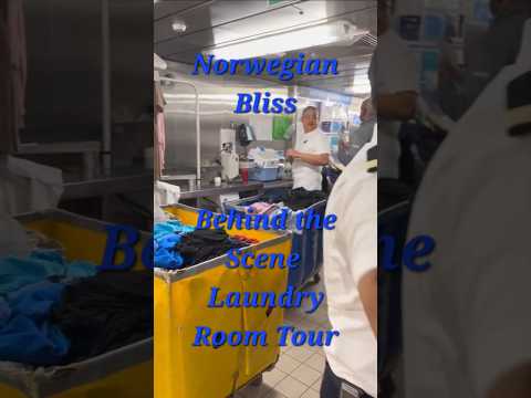 Thumbnail for VTO Short: NCL Bliss Laundry Secrets Revealed 🧺🚢| #NorwegianBliss #NCL #Cruise #LaundryTour #Bliss