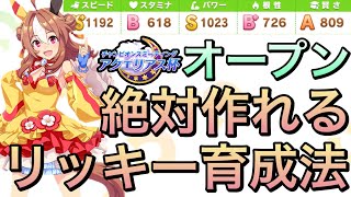 【ウマ娘】必須スキル・目標値等紹介‼︎アクエリアス杯オープン用コパノリッキー育成法について教えます‼︎