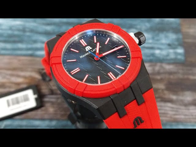 ساعة موريس لاكروا إيكون تايد كوارتز رجالية مع سوار...