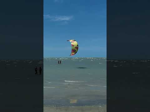 O PARAÍSO DO KITESURF NO RN! 🪁🌊 Praia de Alagamar (Grossos) #Kitesurf #PraiaDeAlagamar #GrossosRN