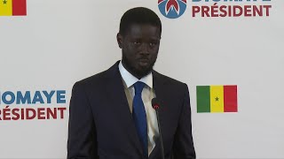 Diomaye Faye:Le peuple sénégalais a fait le choix de la rupture | AFP Extrait