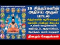 Listen Daily This One Song To Get 18 Siddhar Blessings