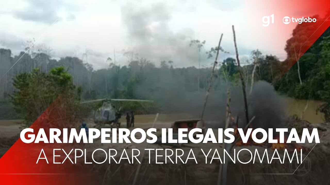 Garimpeiros ilegais voltam à Terra Indígena Yanomami menos de um ano depois de terem sido expulsos
