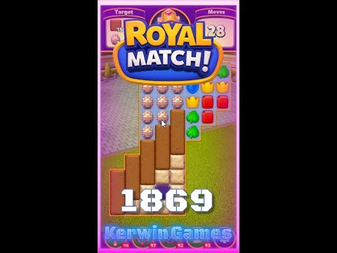 Royal Match Level 1869 - Super Hard Level - No Boosters Gameplay