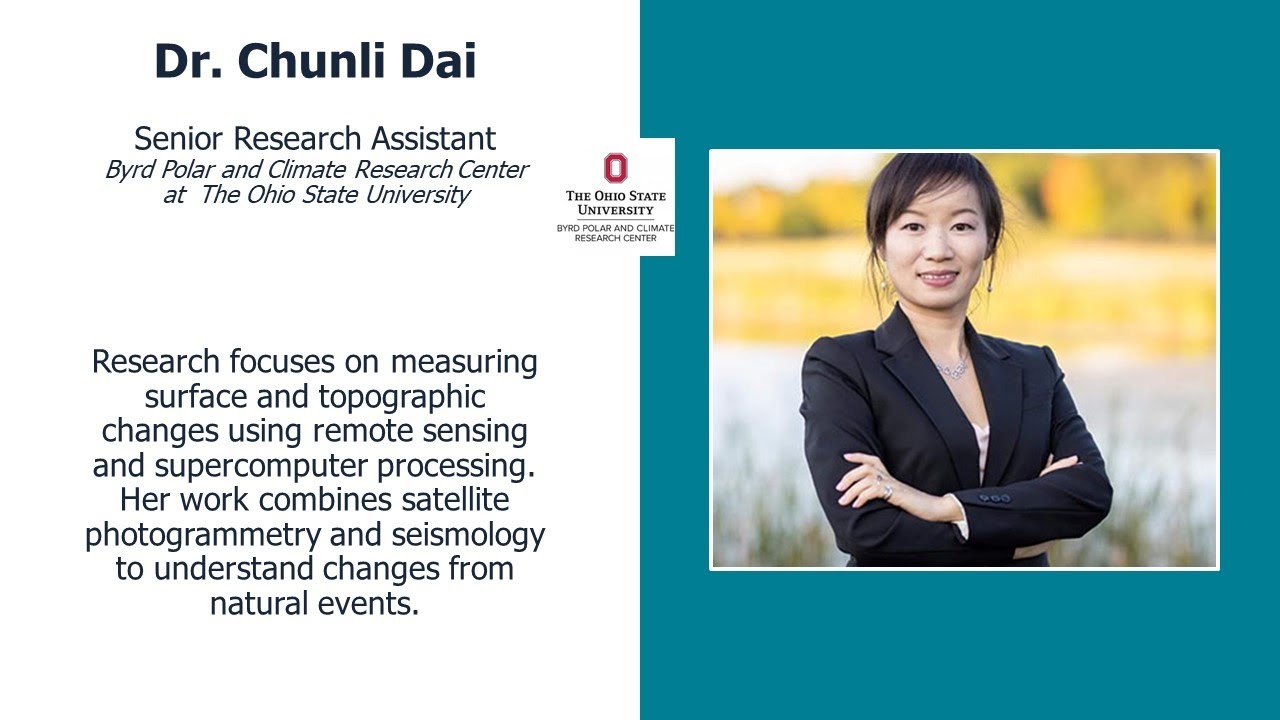 PGC Users Webinar Series: Science Speakers - Dr. Chunli Dai