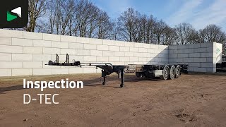 D-Tec FT-LS-S Flexitrailer Multi'45 ft Lifting Axle container chassis semi-trailer | Image 4 - Autoline