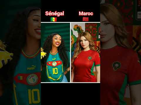Qui sont les plus bélle le Sénégal 🇸🇳 ou la maroc🇲🇦❤️?