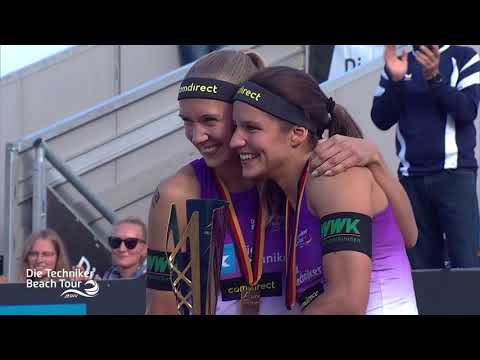 Das Frauen-Finale der Deutschen Beach-Volleyball Meisterschaft 2020