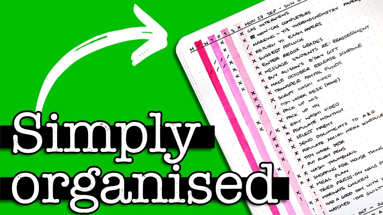 My Favourite Bullet Journal Hack 💜 The Alastair Method