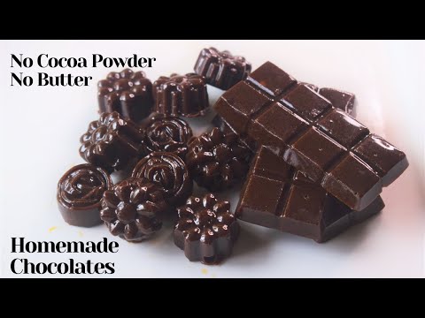 Homemade chocolates without cocoa powder butter | Bournvita chocolates | Quick and easy chocolates Video