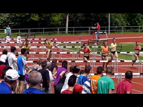 100 m gátfutás első időfutam - lassítva