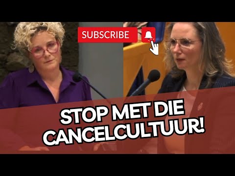 Fleur Agema (PVV) spreekt Paulusma (D66) streng aan! Stop met CANCELLEN!