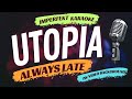 Utopia karaoke- Always Late (w/video background)