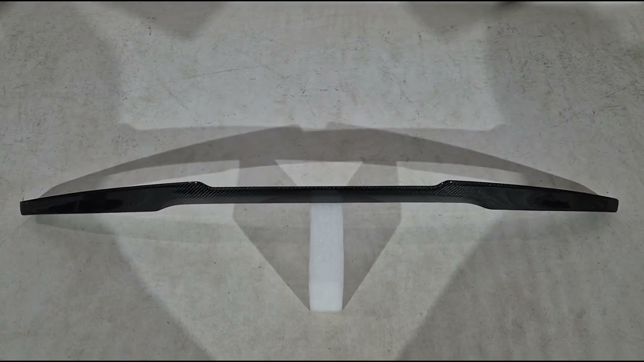 BMW 4 Series G22/23/26 2020- Aileron M4-Style V2 (pour G22/G82, Carbone) Video 1