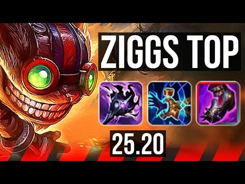 ZIGGS vs SHEN (TOP) | EUW Grandmaster | 25.20