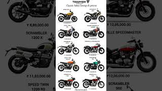 Download lagu Triumph classic bikes and price list #triumph #classicbikes #royalenfield #scrambler #bikes #launch mp3