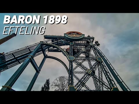 Baron 1898 Off Ride 60FPS | Efteling