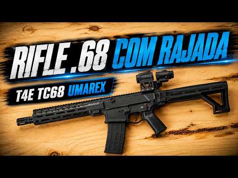 .68 COM RAJADA! Rifle de Pressão Umarex TC68 T4E