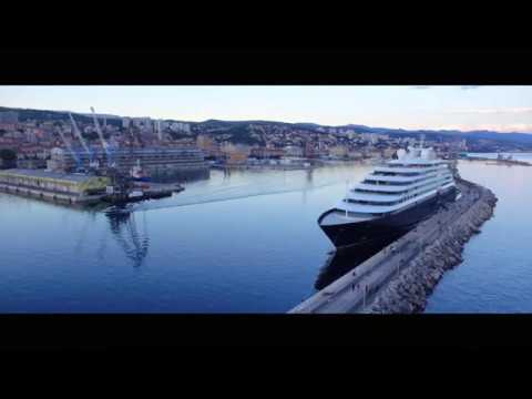 Scenic Eclipse in port of Rijeka, Croatia