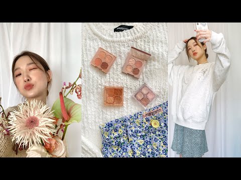 (ENG) 1PALETTE 4LOOK ⚡️요즘 내 데일리 아이팔레트 (feat. 미니 룩북🌷) | inghwa