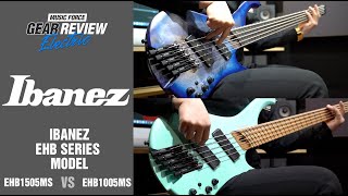 Video thumbnail for Ibanez EHB Series EHB1505MS VS EHB1005MS Bass Review (No Talking) by Music Force Official