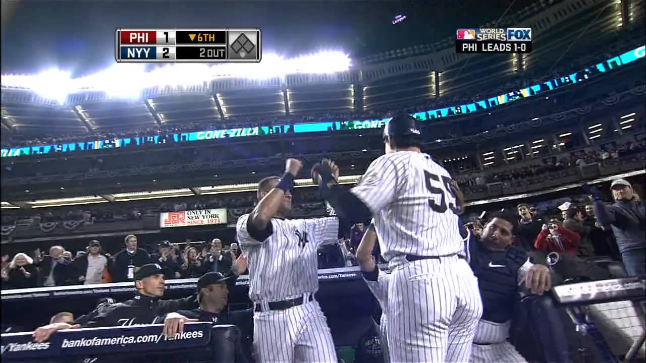 2009/10/29 松井秀喜 ワールドシリーズ 第2戦 決勝ホームラン