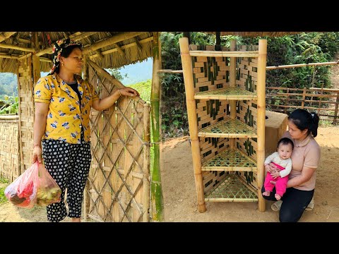 14-Year-Old Single Mother - Making Bamboo Storage Cupboard, Mother In Law Appears At The Farm
