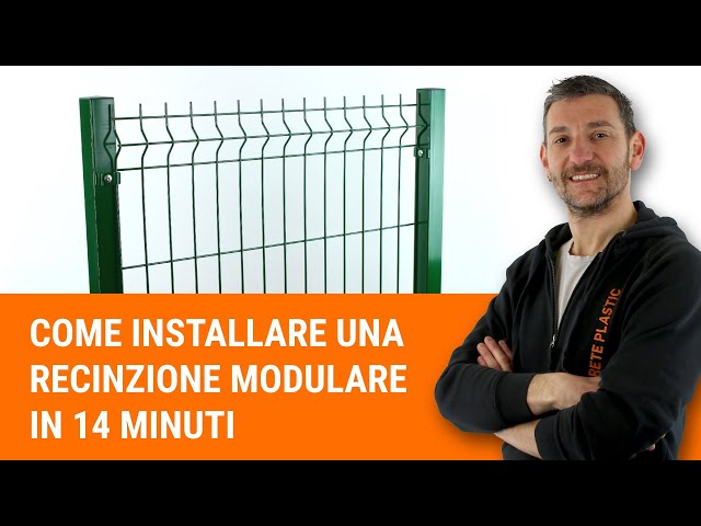 Come installare una recinzione modulare in 14 minuti