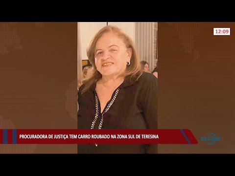 Procuradora de Justiça tem carro roubado na zona sul de Teresina 19 05 2021