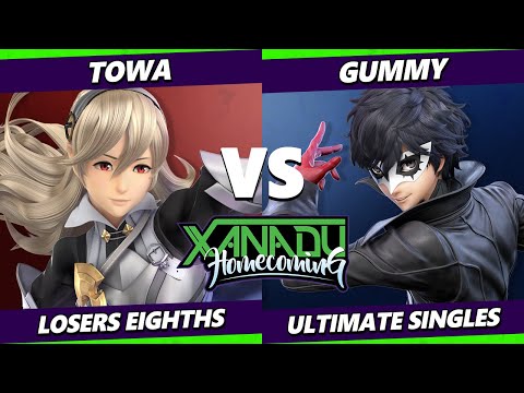 Xanadu Homecoming Losers Top 8 - Towa (Corrin) Vs. GUMMY (Joker) Smash Ultimate - SSBU