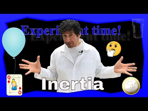 Three easy experiments to make for kids to explain first newton's law of motion