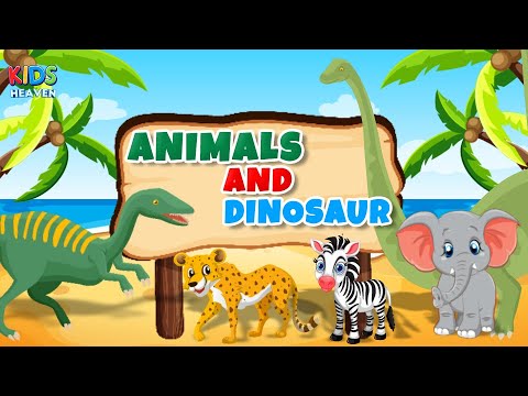 Dinosaurs Puzzle for Kids - Animals Puzzle For Kids - Dinosaur Name and Sounds for Kids