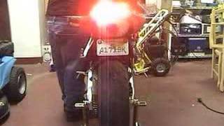 preview picture of video 'Motorcycle Tail Light Mod Demo - Dr. X kit'