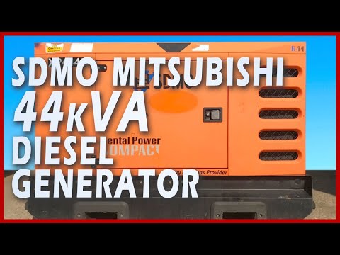 SDMO Mitsubishi Diesel Generator 40kVA – XP4445 Test #sdmo  | #fgwilson Authorised Dealer
