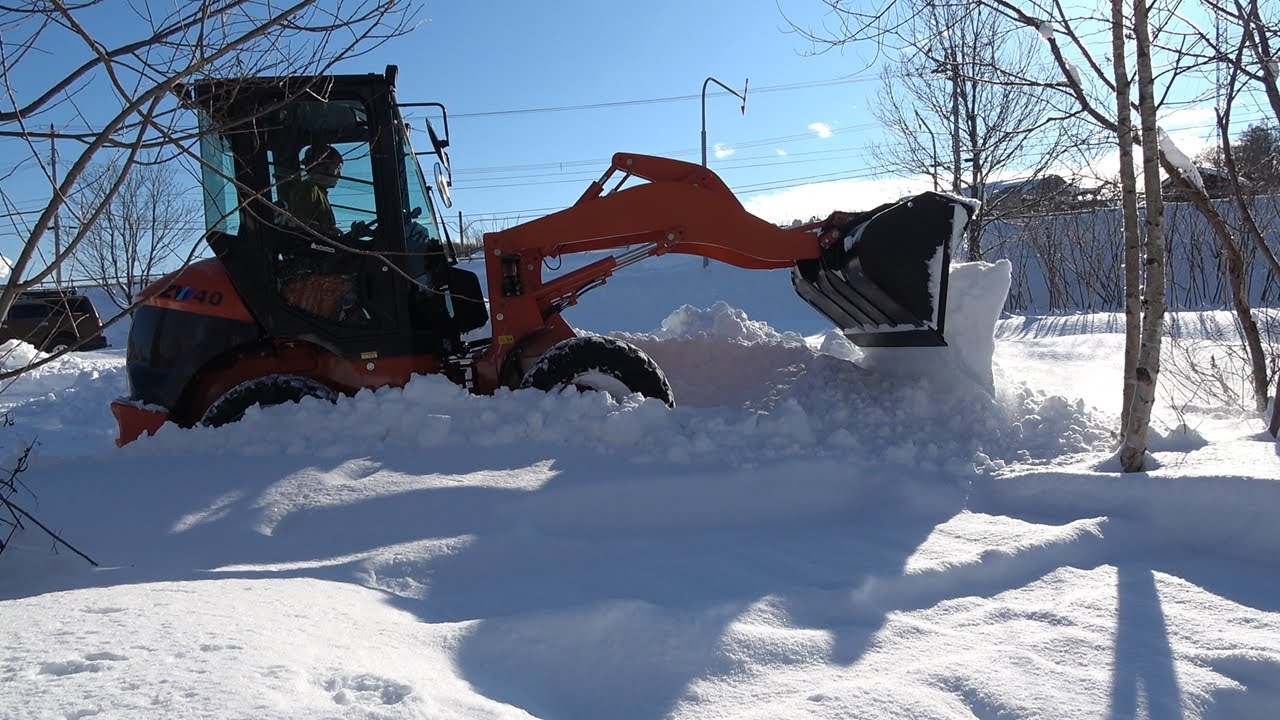 25 26年 ZW40の除雪 ラスト🌈   #hokkaido  #snow