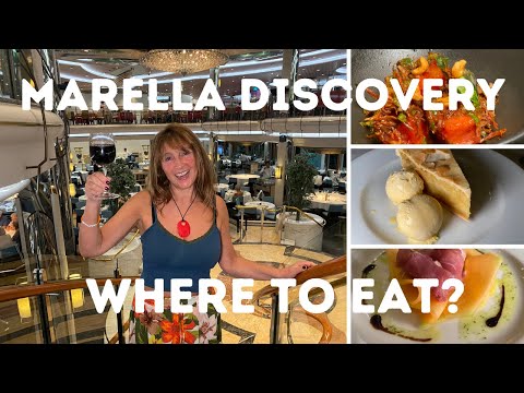 MARELLA DISCOVERY CRUISE SHIP: INSIDE LOOK & REVIEW OF DINING / RESTAURANTS (MARELLA CRUISES)