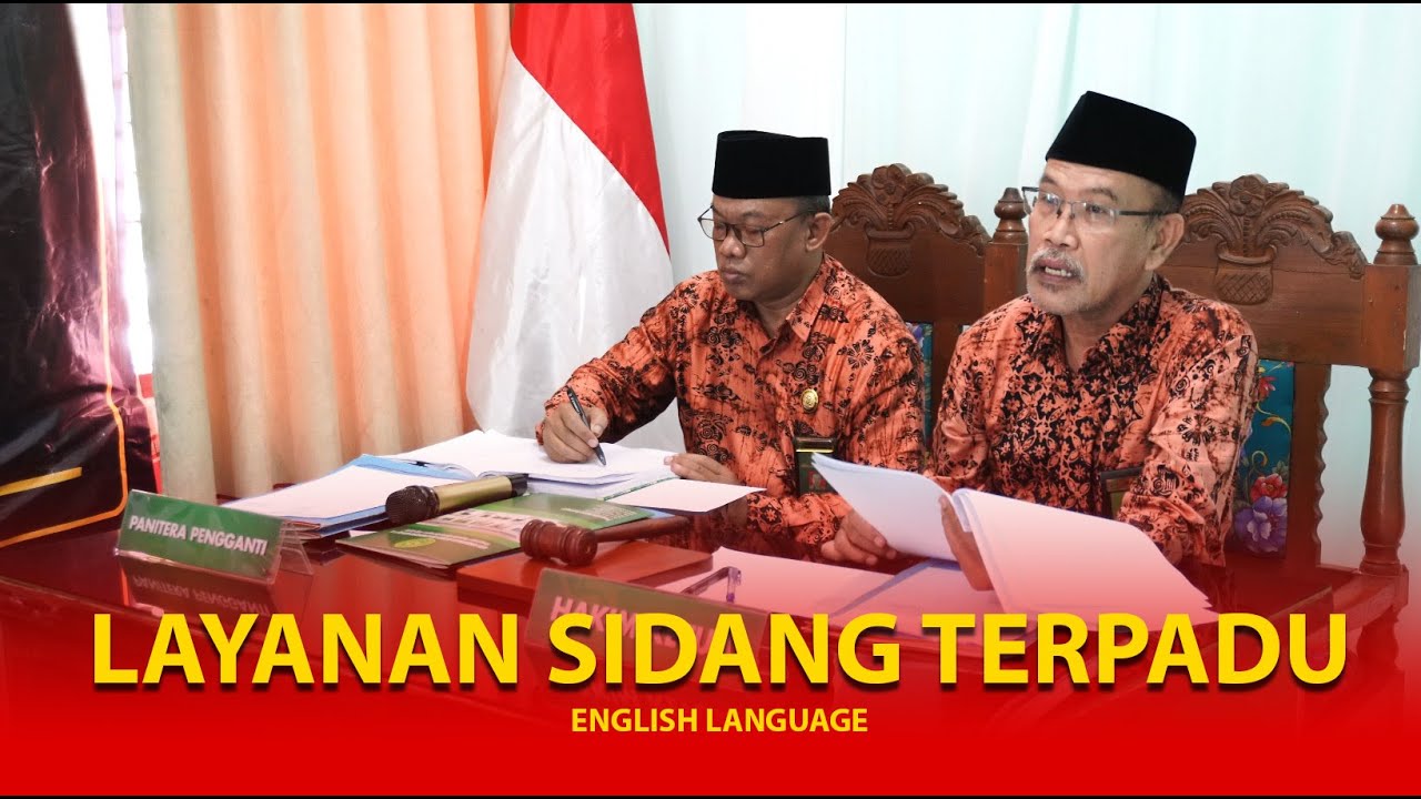  Integrated Court Sessions Pengadilan Agama Bojonegoro | English Language