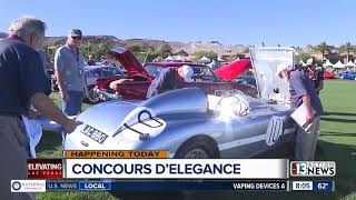 Concours d'Elegance parades classic cars down strip