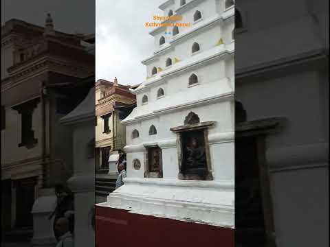 Shvayambhu Temple Kathmandu Nepal 🙏🏻💐🥰 #shvayambhutemple #kathmandunepal #shotsvideo
