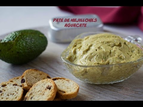 Paté de Mejillones y Aguacate - Aperitivo para Fiestas