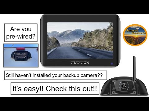 Best RV Backup Camera! | How to install a Pre-wired Furrion Vision S Backup Camera
