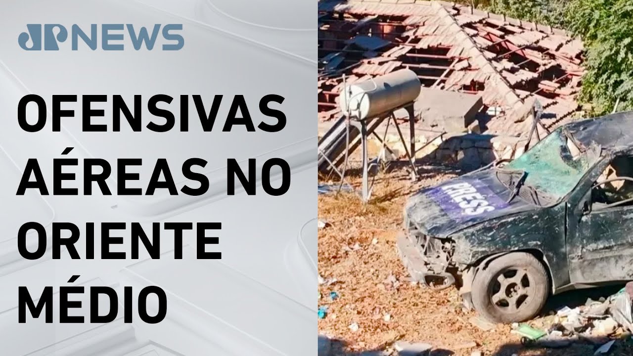 Três jornalistas morrem em ataque no Líbano