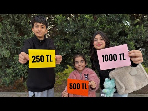 250 TL VS 500 TL VS 1000 TL İLE BİR GÜN GEÇİRMEK!