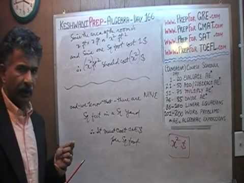 Algebra Help Day 166 Word Problems - Prep Tutor via Skype - ACT, SAT, GRE, GMAT, TEAS, TOEFL