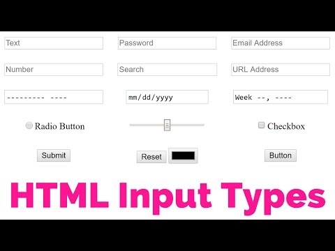 Mastering HTML Forms: A Comprehensive Guide to 18 Input Types Video